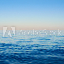 Sea waves on a background of blue sky