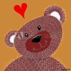 Teddybär mit Herz