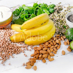 Foods containing magnesium.