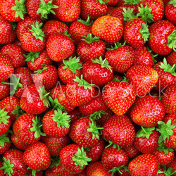 Strawberry. Fresh organic berries macro. Fruit background