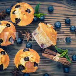 Muffins Heidelbeere