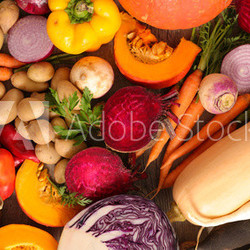 assorted raw fruit and vegetable