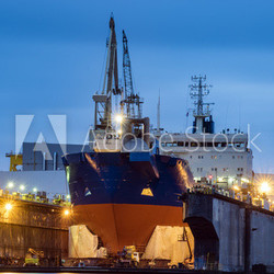 repair yard in Szczecin in Poland