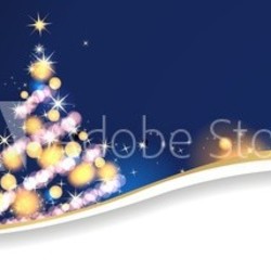 weichnachtlicher Hintergrund mit Weihnachtsbaum