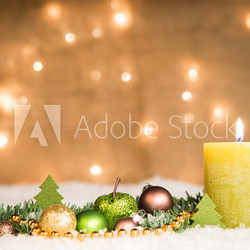 adventsgesteck - erster advent