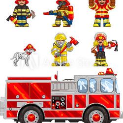 PixelArt: FireFighters