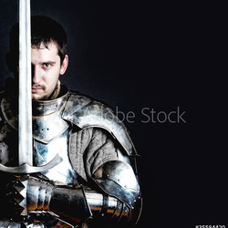 Warrior holding his great sword