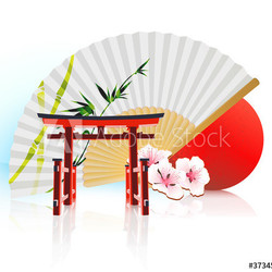 Decorative Traditional Japanese background