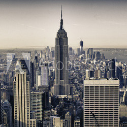 Skyscrapers of New York City in Winter