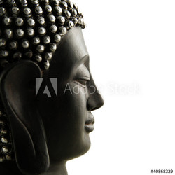 Buddha Profil isoliert
