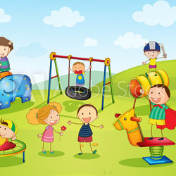 At the park