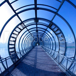 blue tunnel