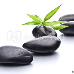 Zen pebbles. Stone spa and healthcare concept.