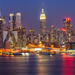 Manhattan at night