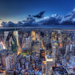 New York by night.