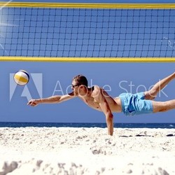 Beachvolleyball Hechtbagger