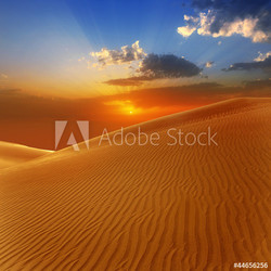 Desert sand dunes in Maspalomas Gran Canaria