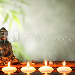 Buddha and candles