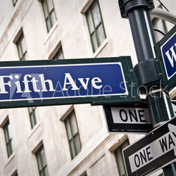 Panneau Fifth Avenue - New York USA