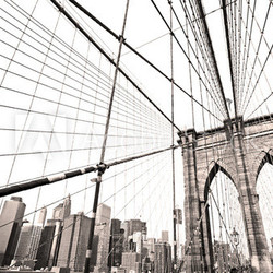 Manhattan bridge, New York City. USA.