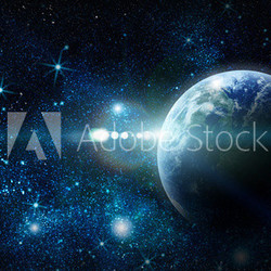 Planet Erde im All