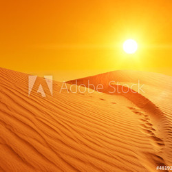 Sand dunes in Sahara