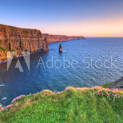 Cliffs of Moher at sunset in Co. Clare, Ireland