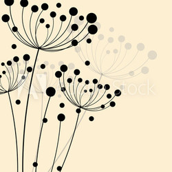 Floral background with flowers