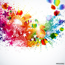 Floral design background.