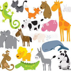 animals set