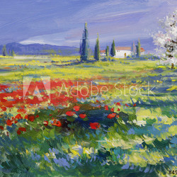 sommer landschaft malerei