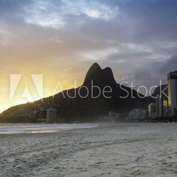 Sunset on Ipanema Beach