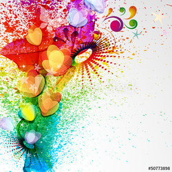 Floral design background.