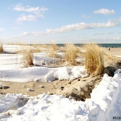 schneebedeckte Düne
