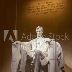 Abraham Lincoln monument in Washington, DC