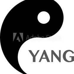 YANG - männliche Polarität, chinesisch