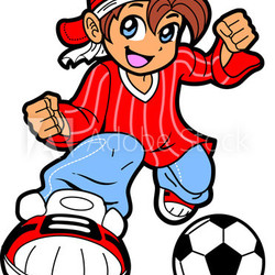 Anime Manga Soccer Player