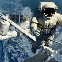 The astronaut