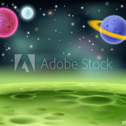 All mit Cartoon Hintergrund