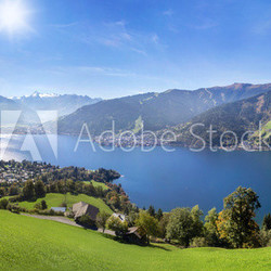 Panorama view over Zell am See, Austria