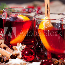 glühwein punsch mit orangen und zimt