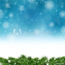 Blue christmas background.