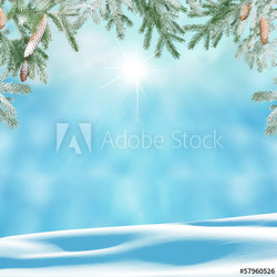 Winterhintergrund