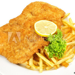 Wiener Schnitzel mit Pommes Frites