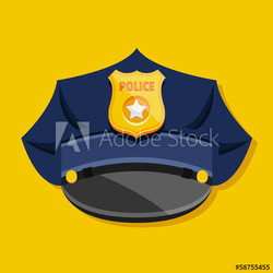 Vector Police Hat