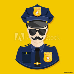 Vector Policeman Icon