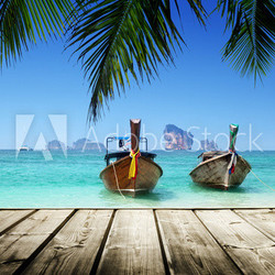 beach,  boats, Andaman Sea, Thailand