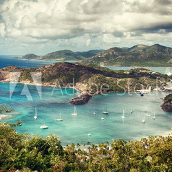 Falmouth bay - View from Shirley Heigths, Antigua
