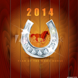 2014. Year of the wood horse.