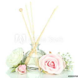 Aromatic sticks for home isolated on white